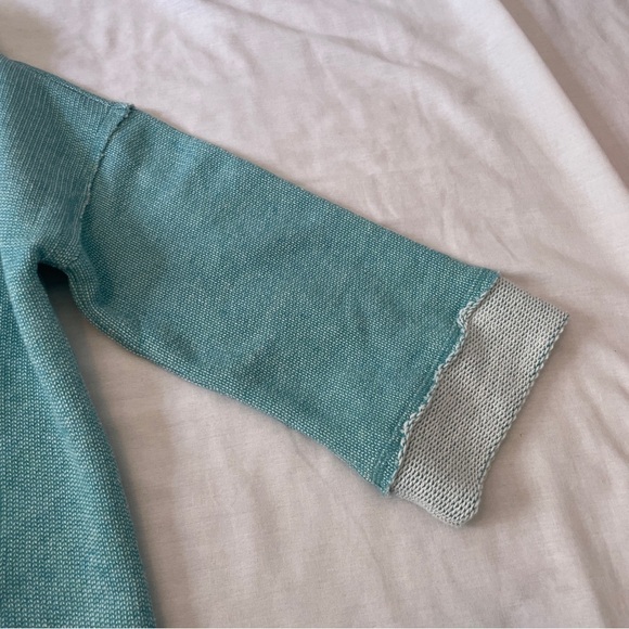 Soft Surroundings XS Santorini Shores Pullover Top Blue Casual Coastal Lounge - Picture 5 of 9